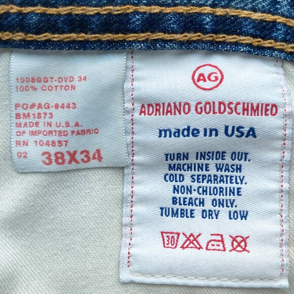 AG Adriano Goldschmied Hero Relaxed Fit Cotton Jeans - Picture 6 of 12
